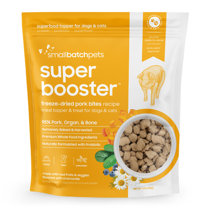 Freeze-Dried Pork Super Boosters - 7 oz - Meal Topper & Treat