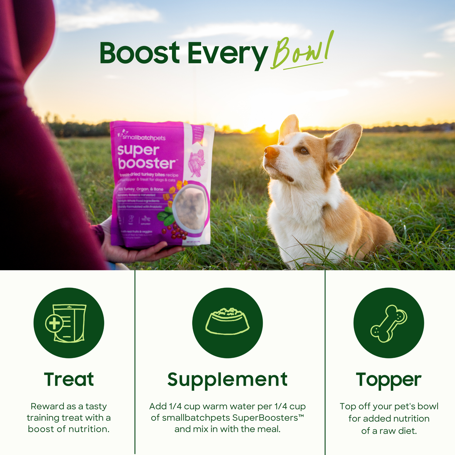 Freeze-Dried Duck Super Boosters - 7 oz - Meal Topper & Treat