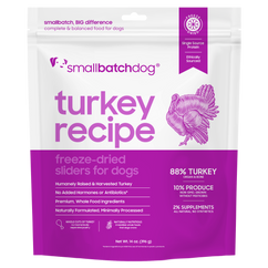 Freeze-Dried Raw Turkey Sliders - 14 oz - Dog Food