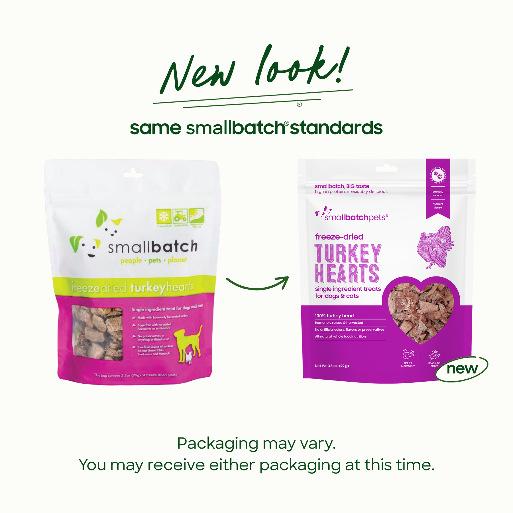 Freeze-Dried Turkey Heart Treats - 3.5 oz - Treats
