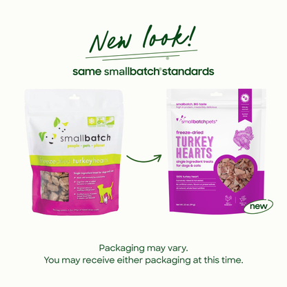 Freeze-Dried Turkey Heart Treats - 3.5 oz - Treats