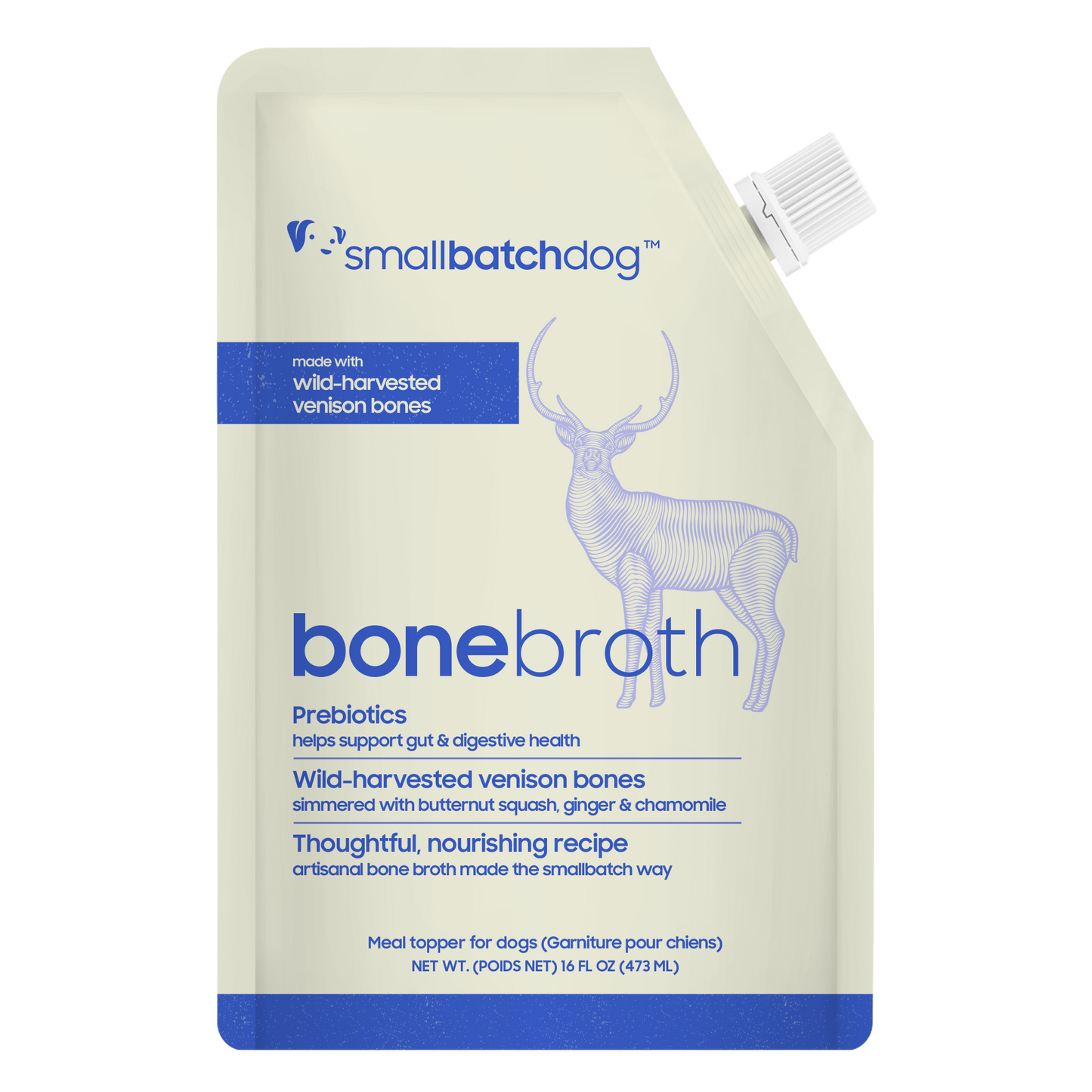 Organic Venison Bone Broth - Bone Broths