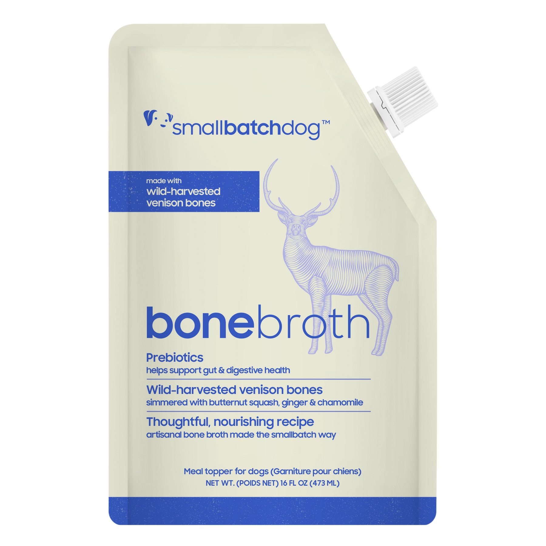 Organic Venison Bone Broth - Bone Broths