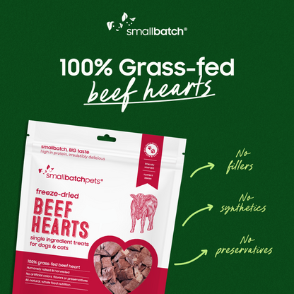 Freeze-Dried Beef Heart Treats
