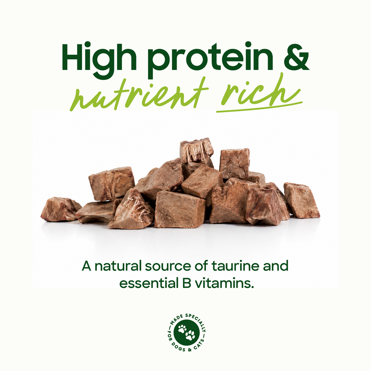 Freeze-Dried Pork Heart Treats